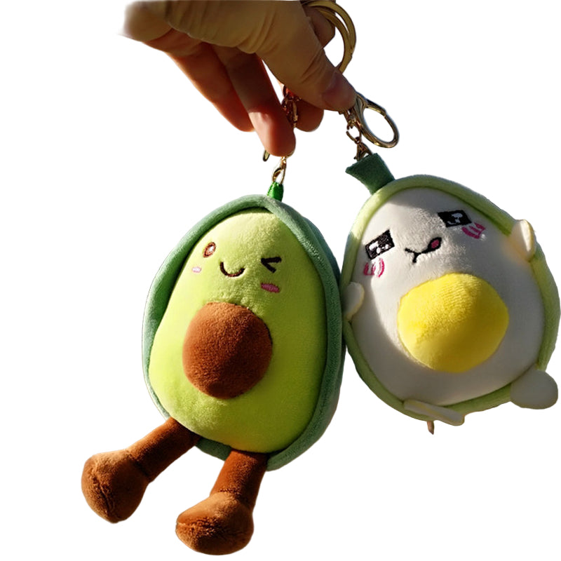 Avocado Plush Toy Key Chain