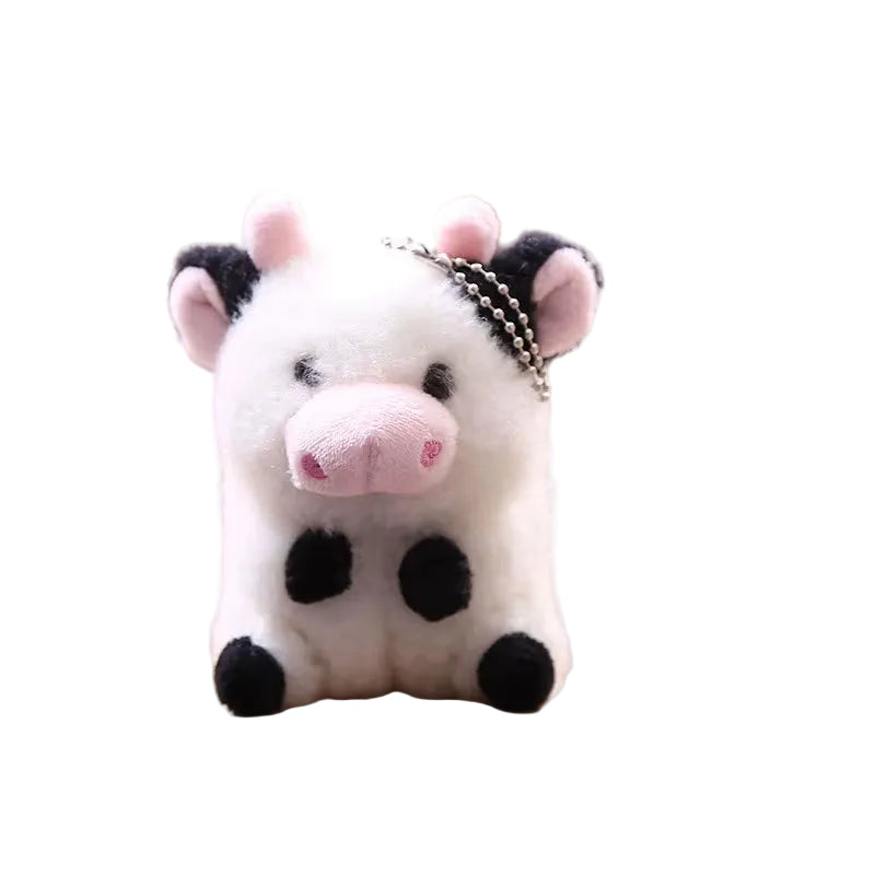 12CM Cow Stuffed Plush Doll Stuffed Animals Toys for Kids Baby Children Gifts Plush Pendant Keychain Boys Children Birthday Gift