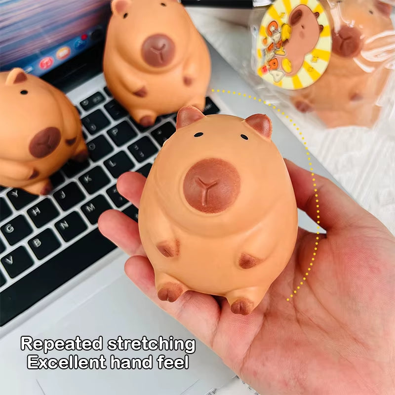 Adorable Cartoon Capybara Squishy Toy - Slow Rebound Stress Relief and Hand Relaxation Gift