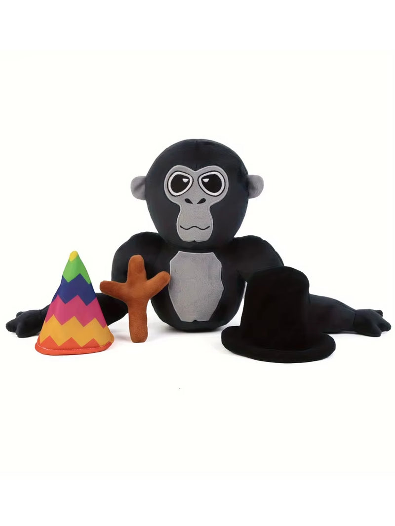 HATEEMO Gorilla Tag Plush, Gorilla Tags Stuffed Animal Plushie for Game Lovers and Kids Friends, Birthday for Game Fans