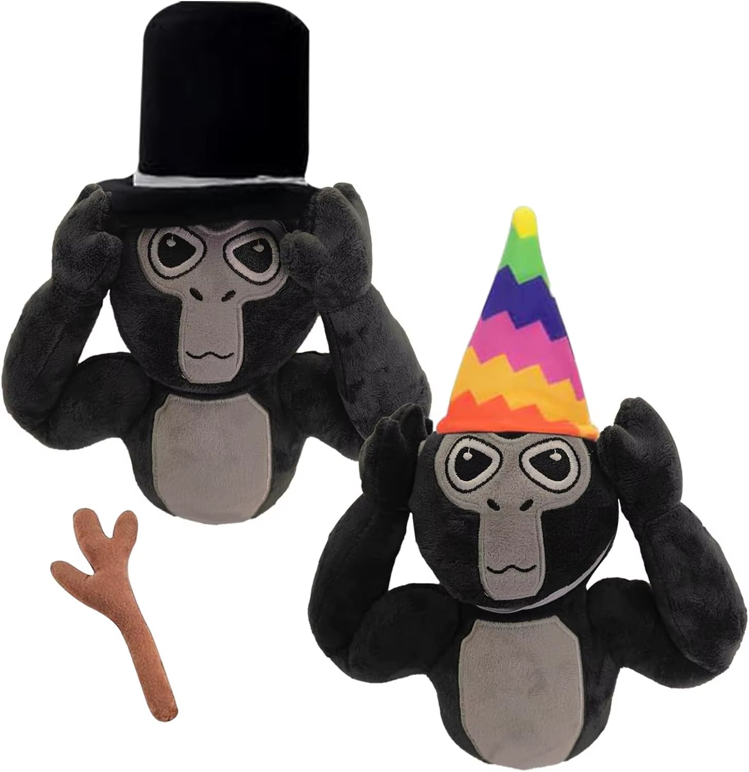 HATEEMO Gorilla Tag Plush, Gorilla Tags Stuffed Animal Plushie for Game Lovers and Kids Friends, Birthday for Game Fans