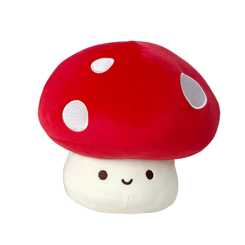 1Pc 23CM Kawaii Red Mushroom Babi Plush Doll Cute Soft Stuffed Plushie Toy Decor Pillow Anime Peluche for Kid Birthday Gift